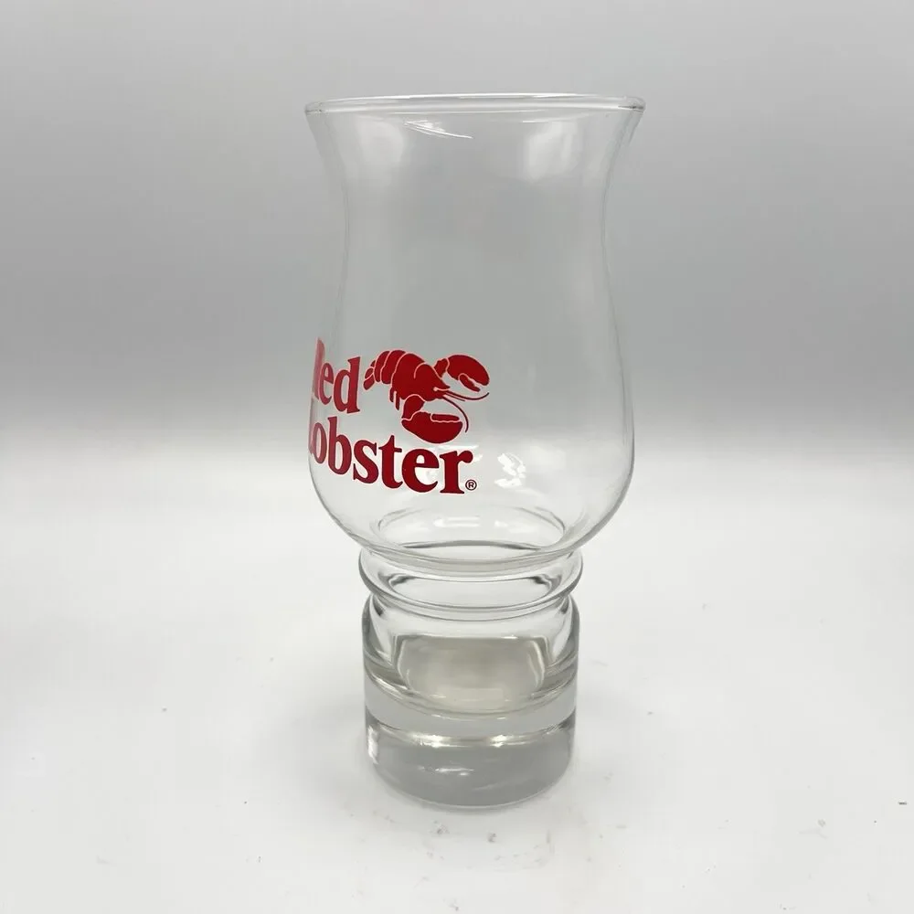 Red Lobster 1990's Hurricane Glass